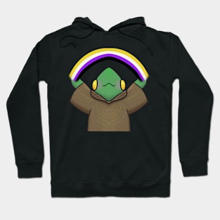 Non-Binary Gay Pride-Berry Hoodie